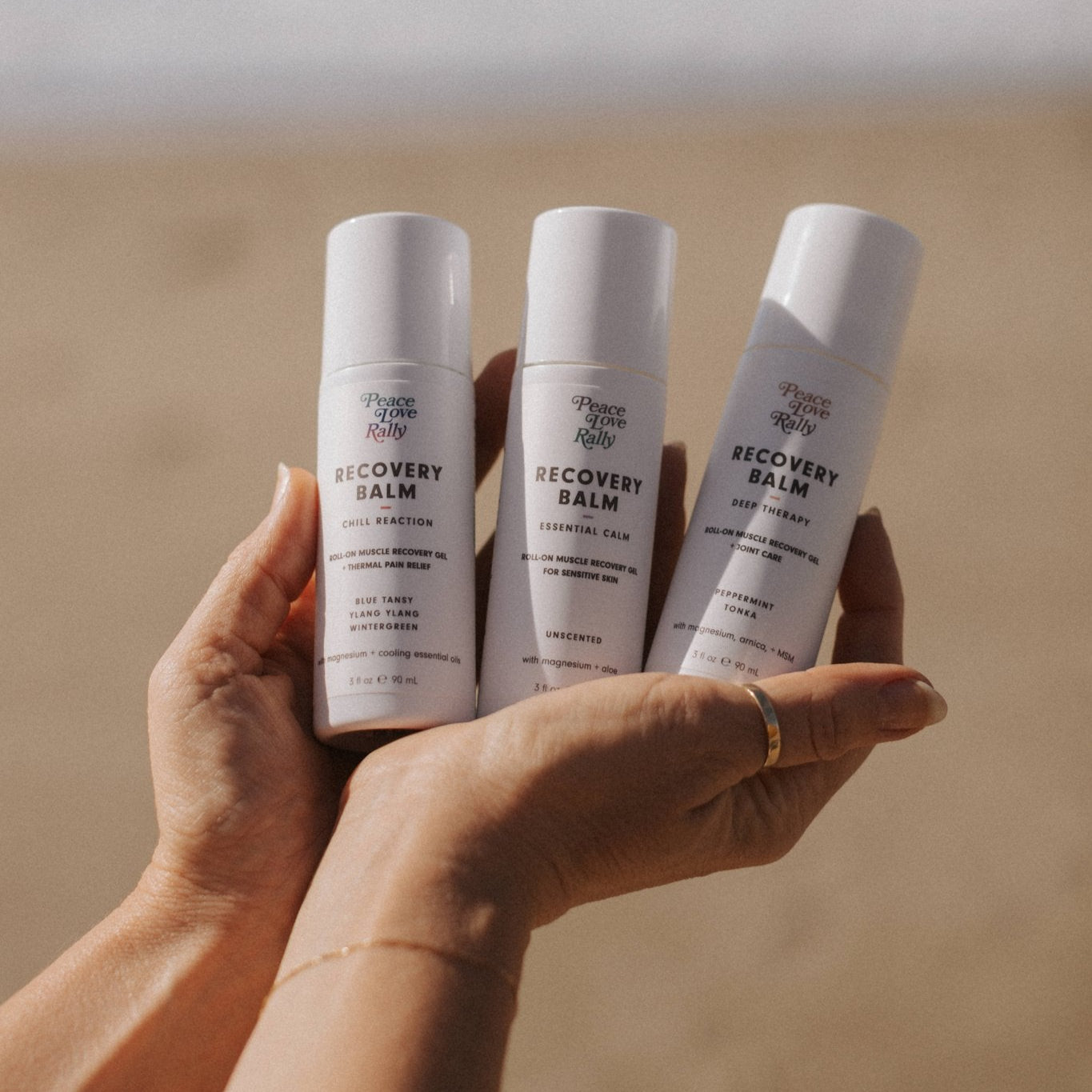 Intro Bundle: Topical Magnesium Recovery Balms - Peace Love Rally