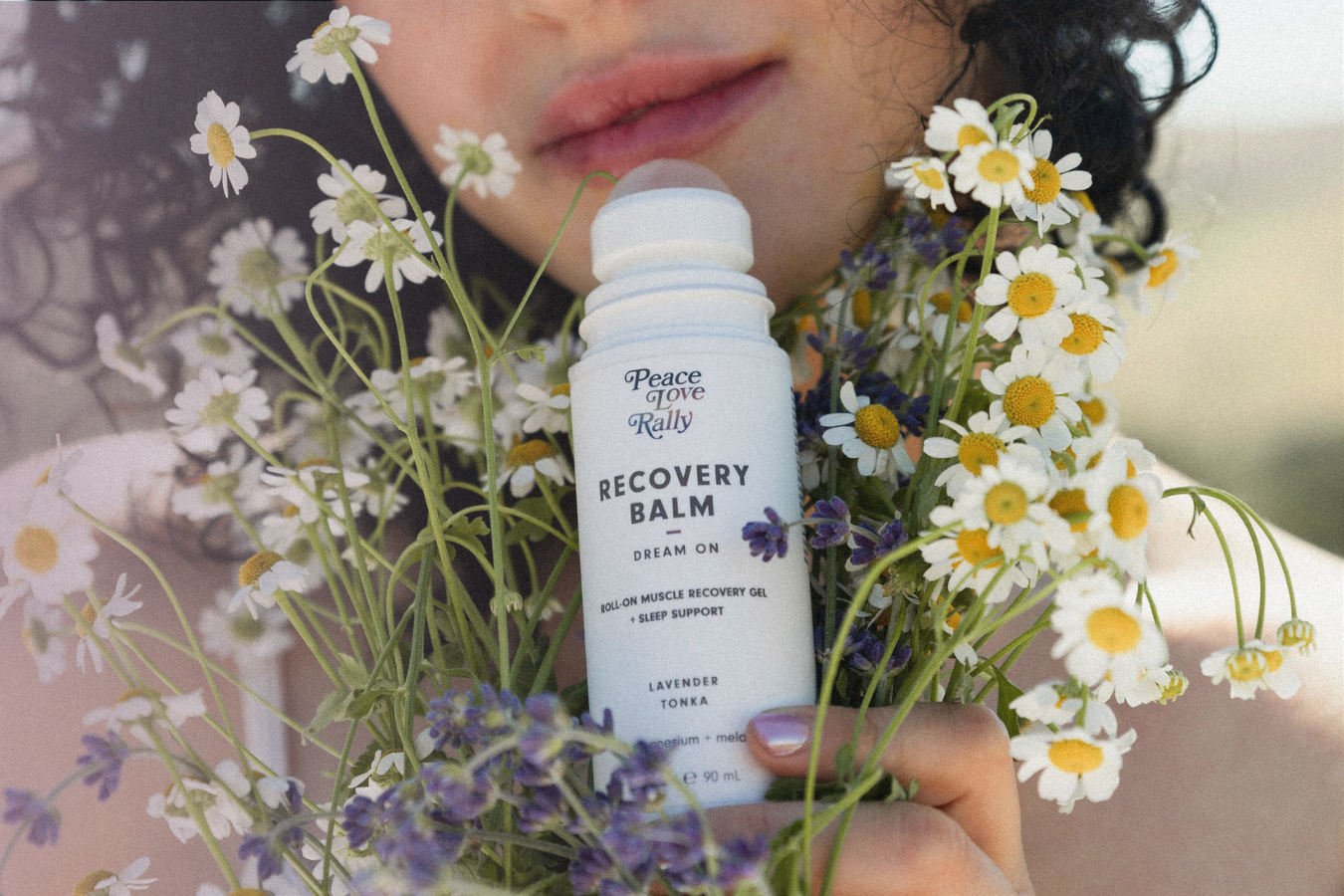 Dream On natural sleep balm with melatonin, magnesium, and lavender-tonka aromatherapy in roll-on for nighttime relaxation